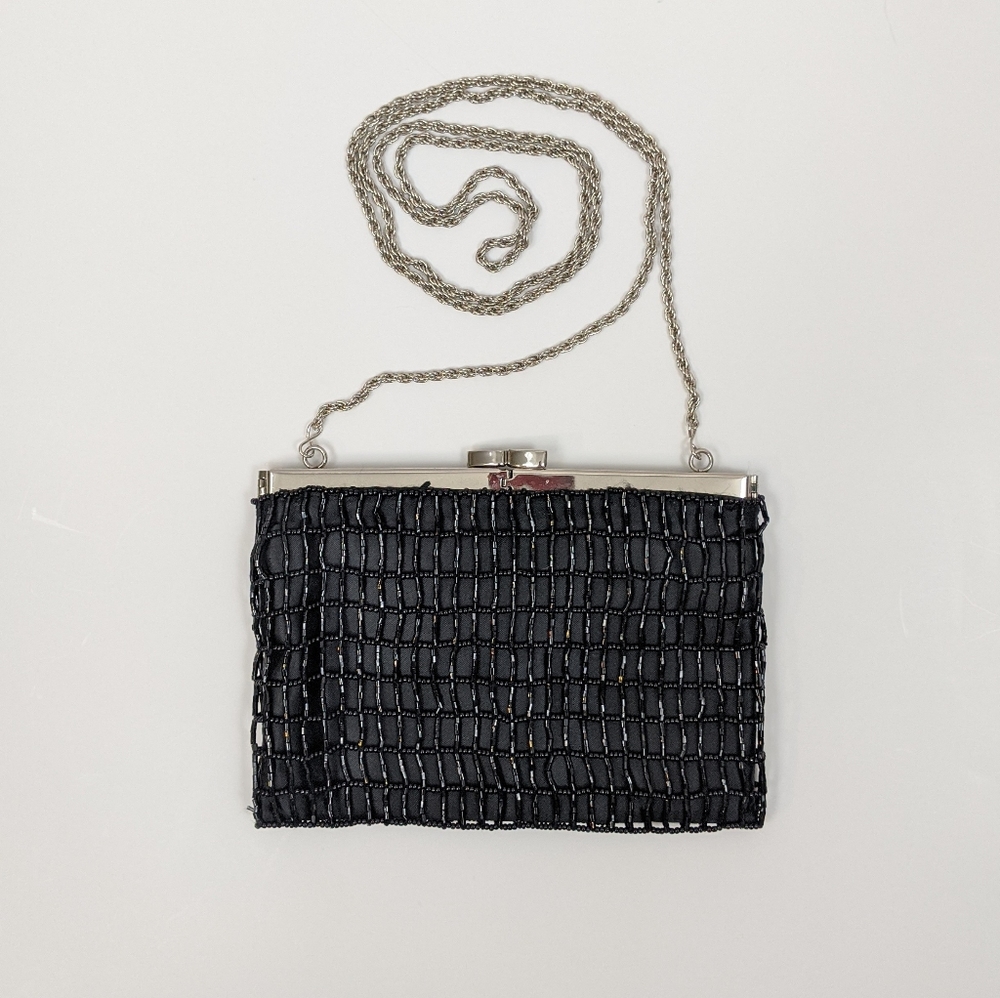 Lord & Taylor Beaded Crossbody or Shoulder Bag